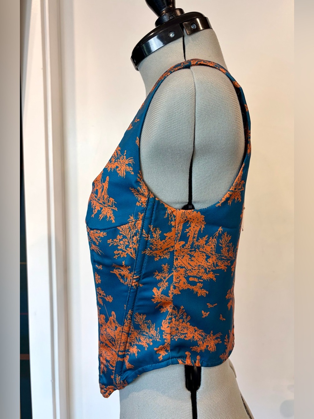 Miaou NWT Satin Campbell Corset, Marmalade Toile, XS - Picture 10 of 13